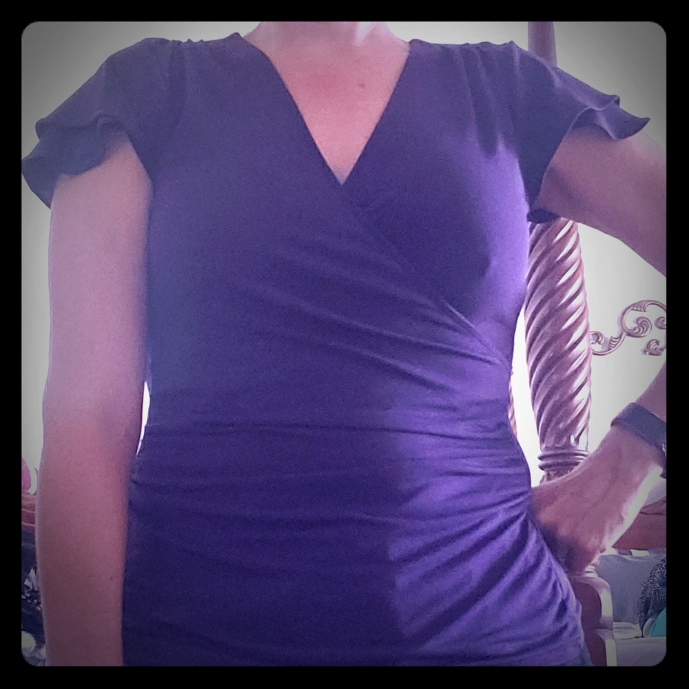 Purple goddess top